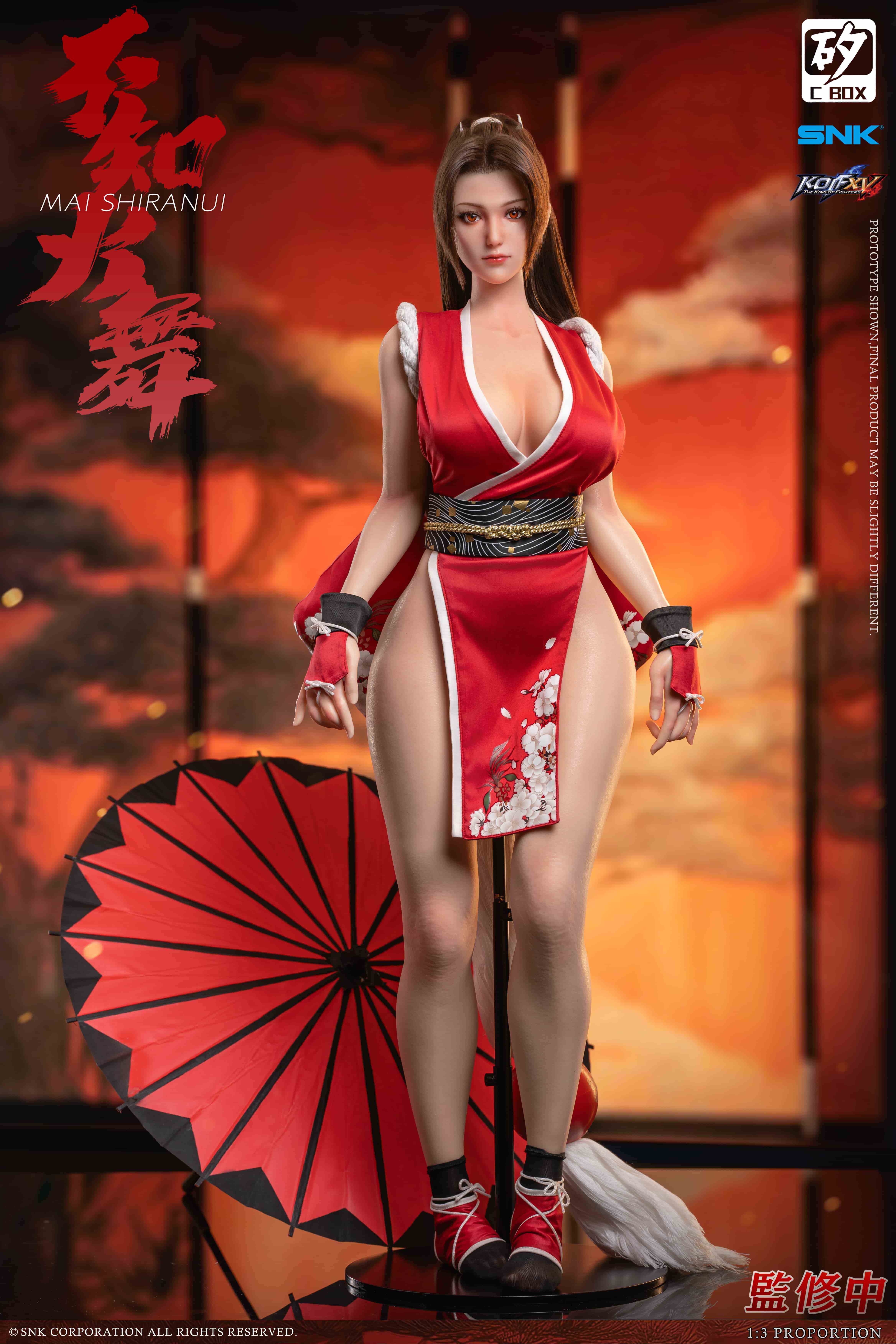 C-BOX矽博士 70cm 不知火舞(SNK正版授權) 全矽膠娃娃【預購品 2026/6陸續發貨】
